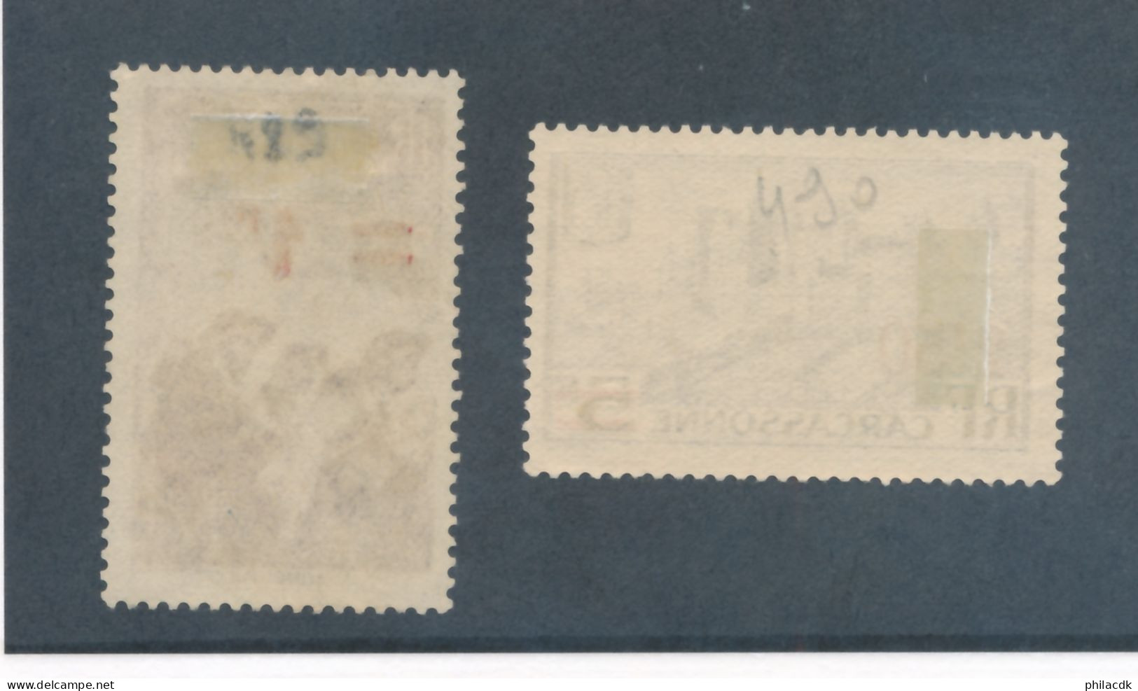 FRANCE - N° 489/90 OBLITERES - 1940/41 - Used Stamps