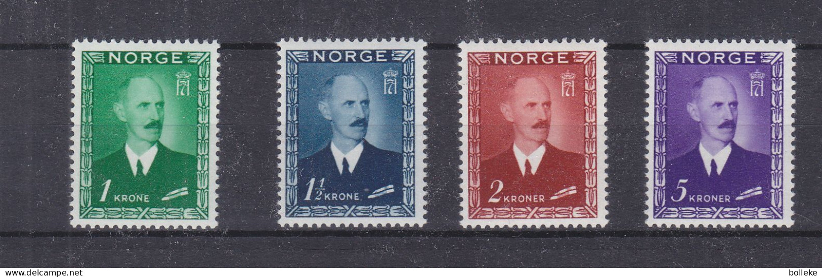 Norvège - Yvert 285 / 88 ** - Valeur 104 Euros - Unused Stamps