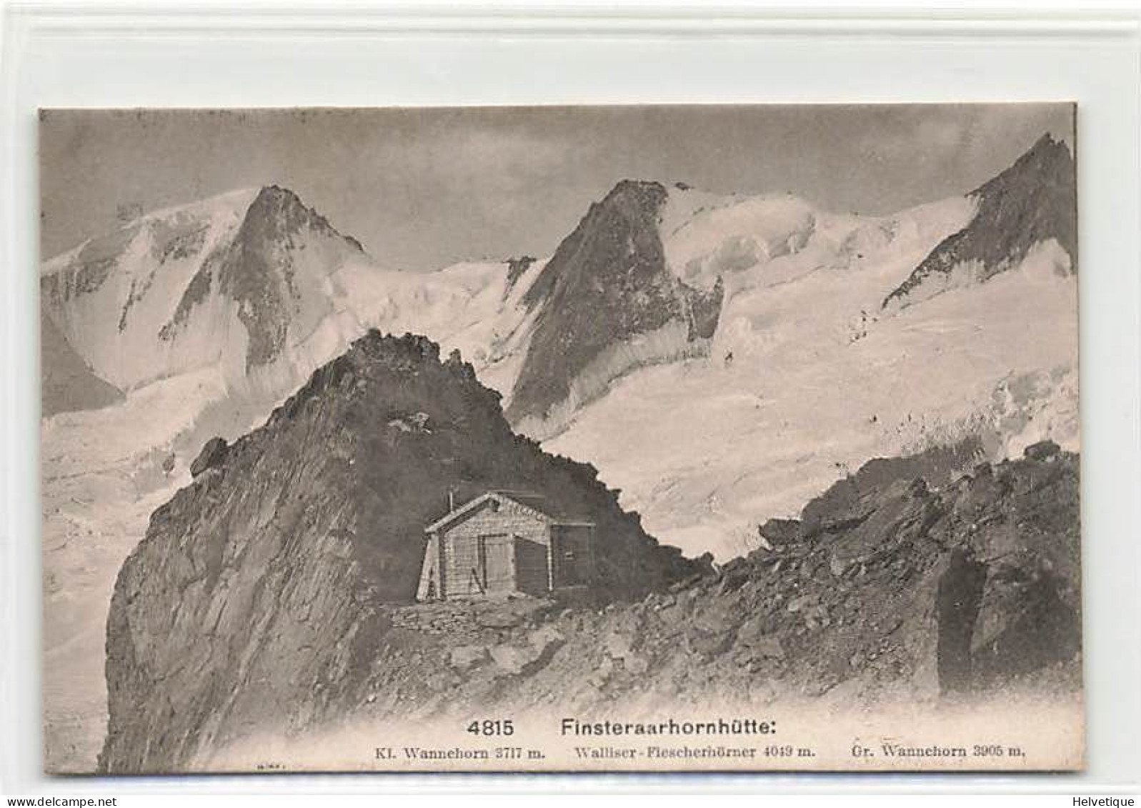 Finsteraarhornhütte 1914 Fieschertal Fiesch - Fiesch