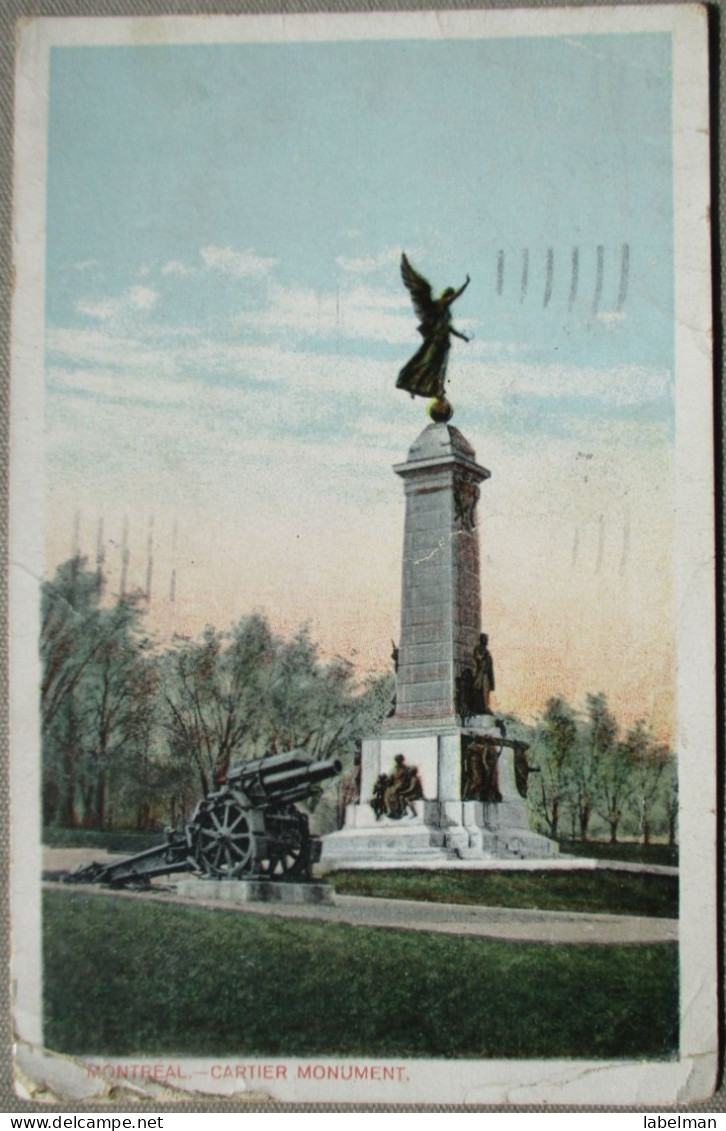 CANADA MONTREAL QUEBEC CARTIER MONUMENT KARTE CARD POSTKARTE ANSICHTSKARTE CARTOLINA POSTCARD CARTE POSTALE - Huntsville