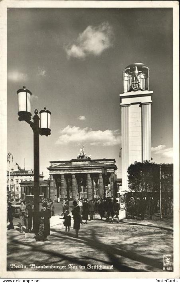 41414308 Brandenburgertor Berlin Festschmuck Brandenburgertor NZ4 - Porte De Brandebourg