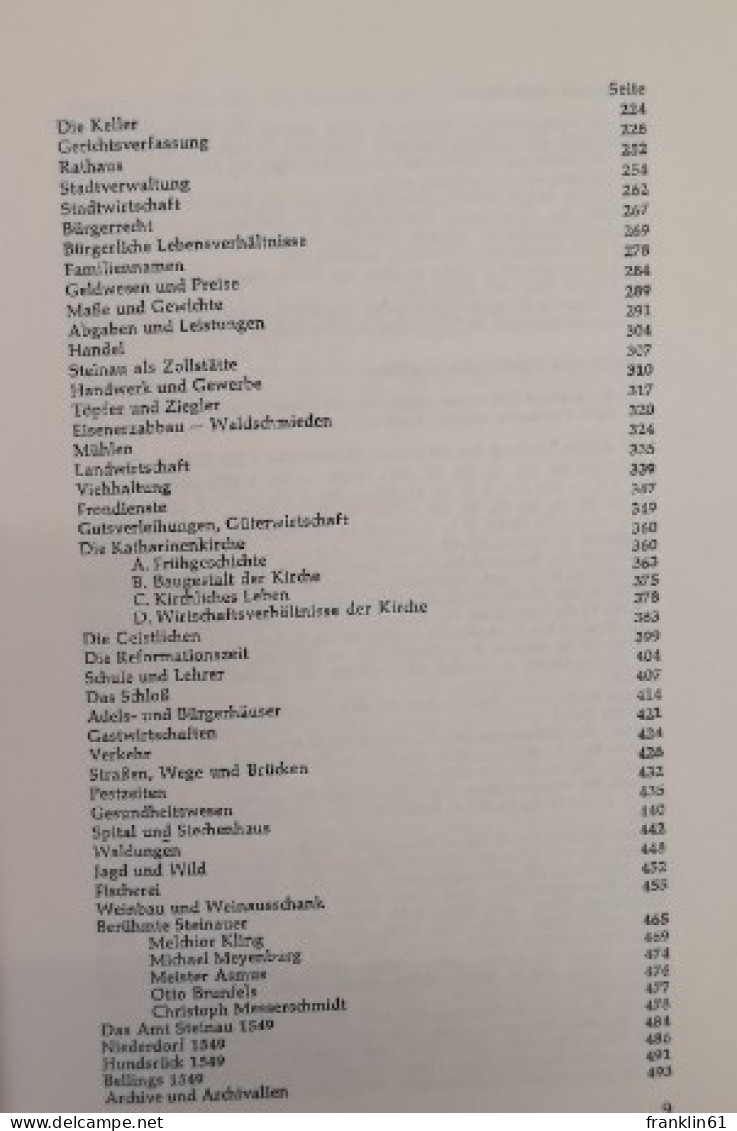 Geschichte Der Stadt Und Des Amtes Steinau A. D. Straße. Band I. : Frühzeit Und Mittelalter. - 4. Neuzeit (1789-1914)