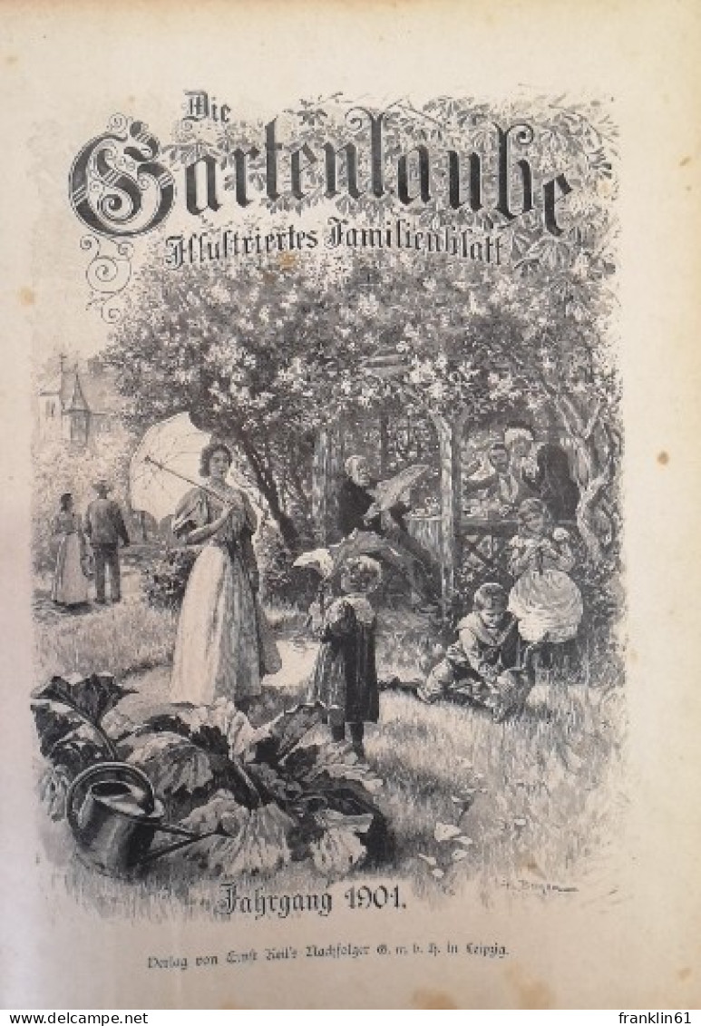 Die Gartenlaube: Illustriertes Familienblatt. Jahrgang 1901. 1.-32.Halbheft KOMPLETT, Incl. Beilagen - Autres & Non Classés