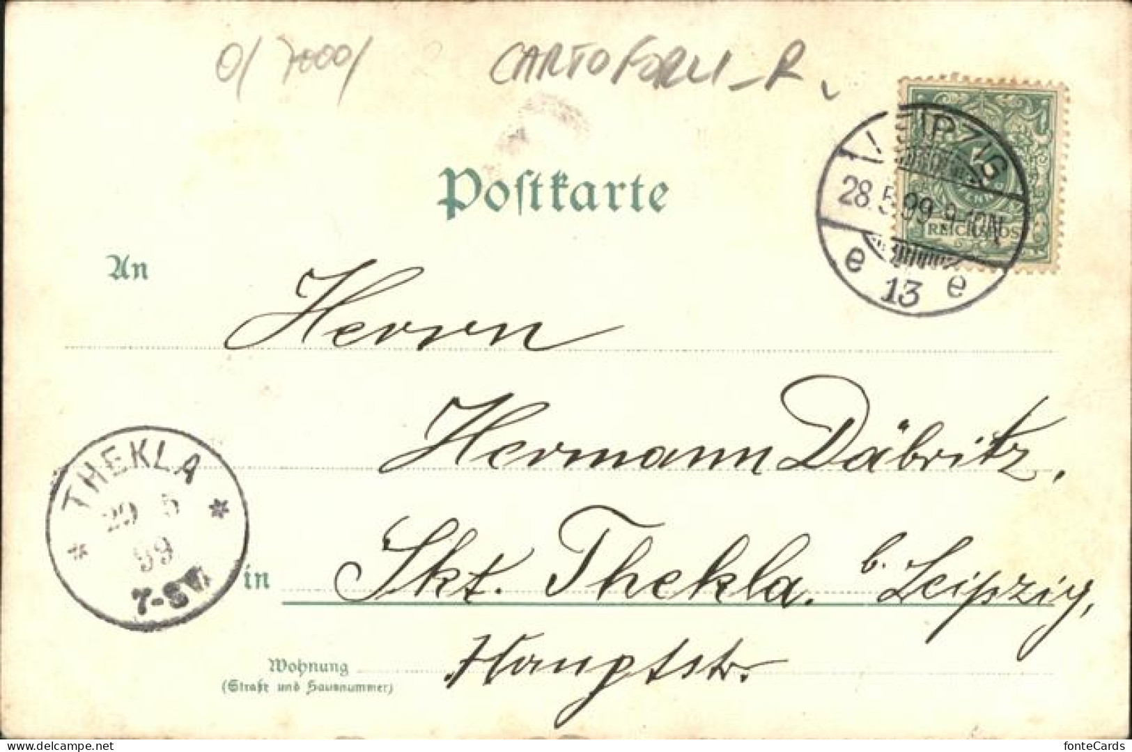 41414158 Cartoforli R. Nr. 2001 Leipzig Rathaus Cartoforli R. - Kley