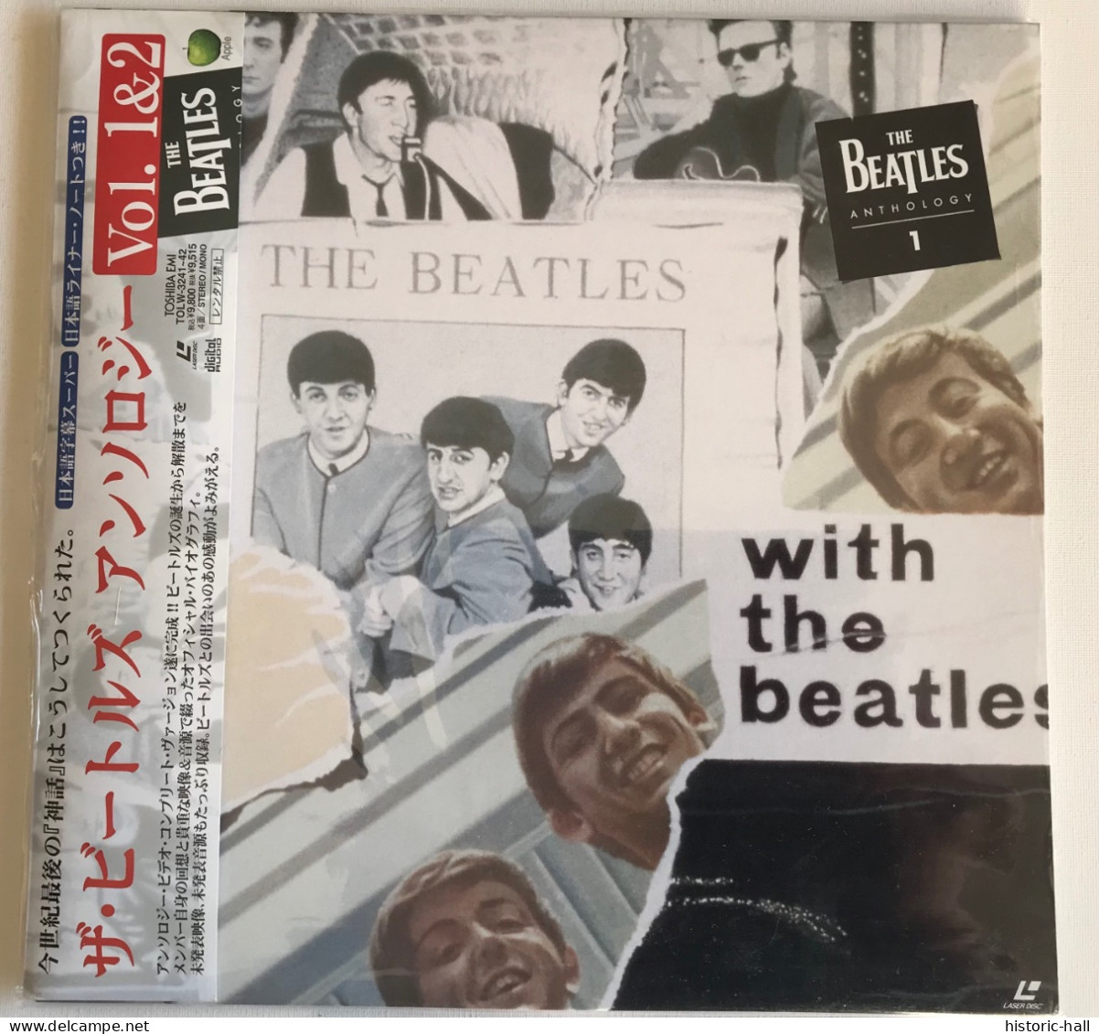 The BEATLES - Anthology 1 & 2 - 2 LASER DISC - 1996 - Japan Press W/OBI - Muziek DVD's