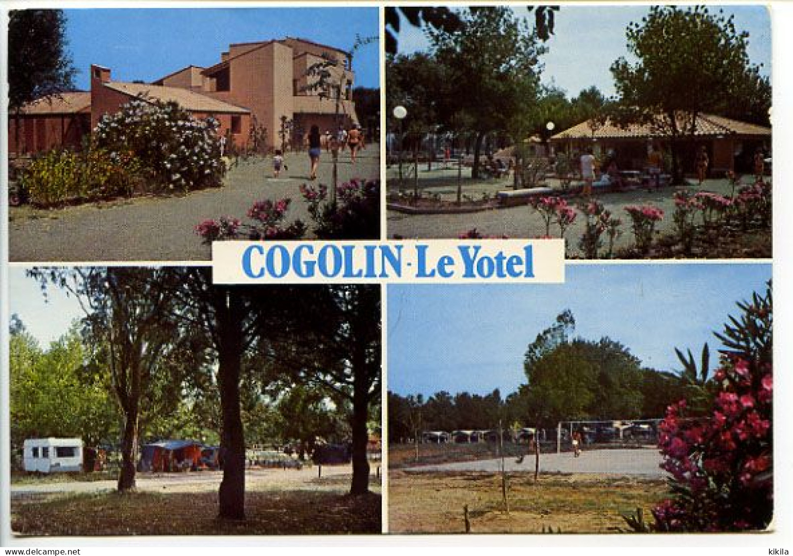 CPSM 10.5 X 15 Var COGOLIN  Le Yotel Carrefour De La Foux Tourisme Et Travail Tel (94) 56.20.44 Camping Libre "aménagé" - Cogolin