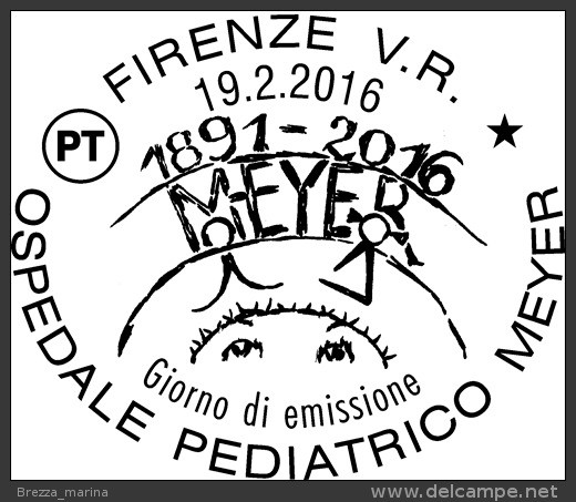 Nuovo - ITALIA - 2016 - 125 Anni Dell'Ospedale Pediatrico Meyer In Firenze - 0,95 € - Cod. A Barre 1721 - Bar Codes