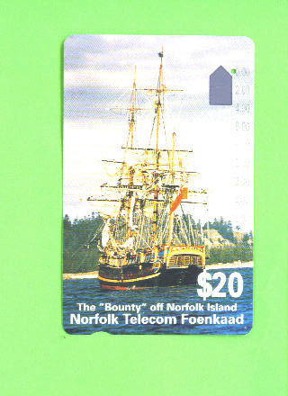 NORFOLK ISLAND - Magnetic Phonecard/Sailing Ship - Isola Norfolk