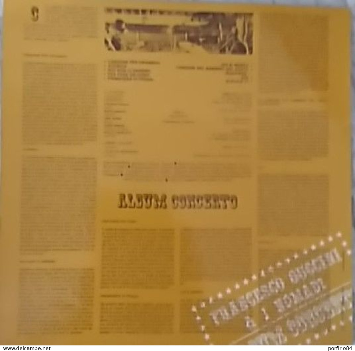 FRANCESCO GUCCINI & I NOMADI ALBUM CONCERTO LP 33 GIRI PROMO DEL 1979 - Otros - Canción Italiana