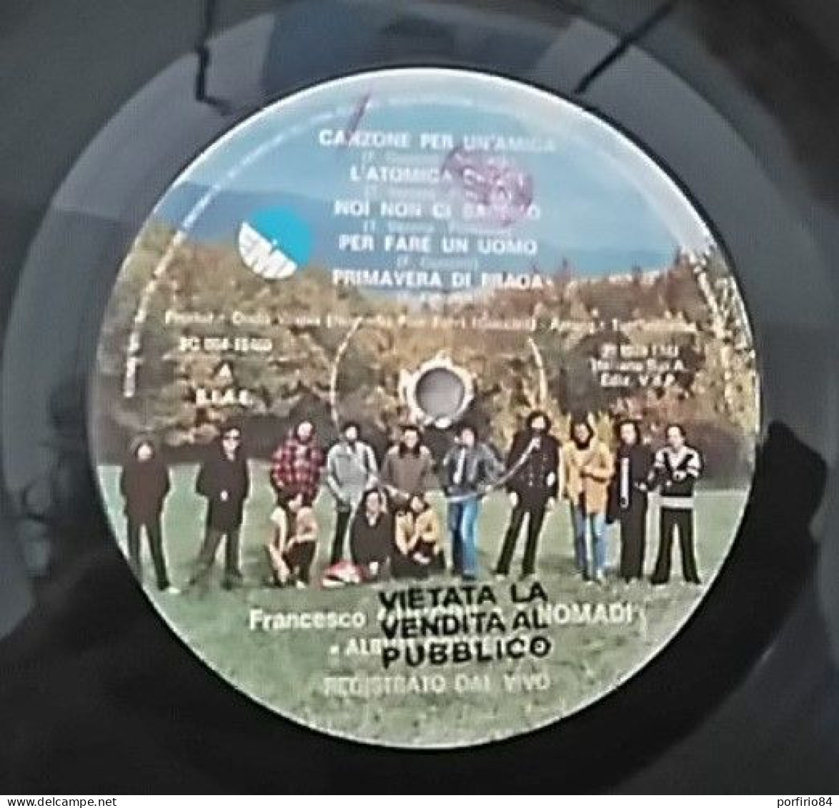 FRANCESCO GUCCINI & I NOMADI ALBUM CONCERTO LP 33 GIRI PROMO DEL 1979 - Sonstige - Italienische Musik