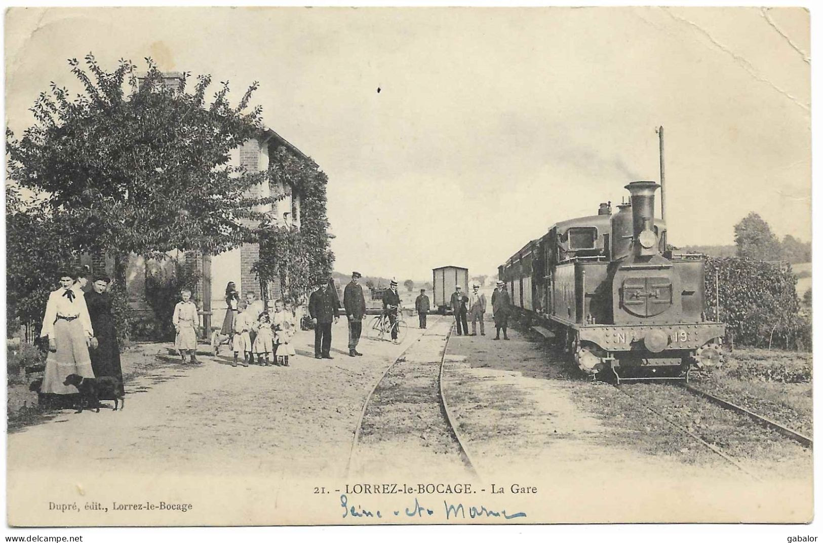 77 - Lorrez Le Bocage - La Gare - Lorrez Le Bocage Preaux