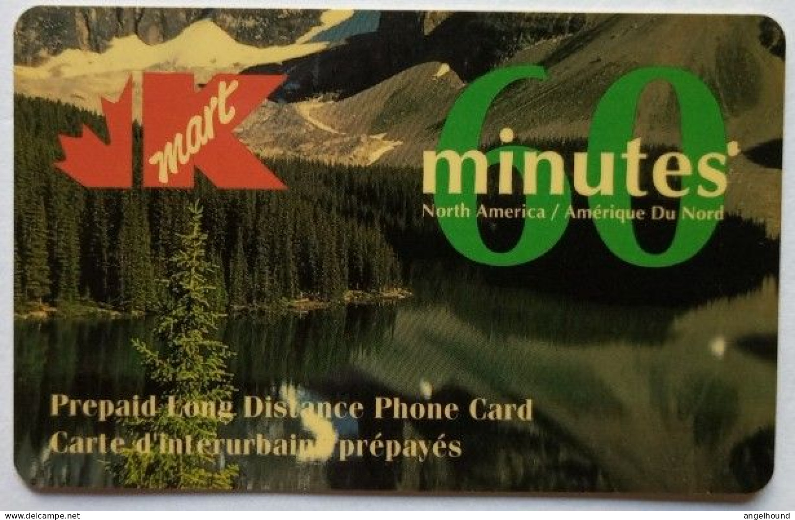 Canada  60 Minutes Prepaid - KMART / North America Scenery 4 - Canada