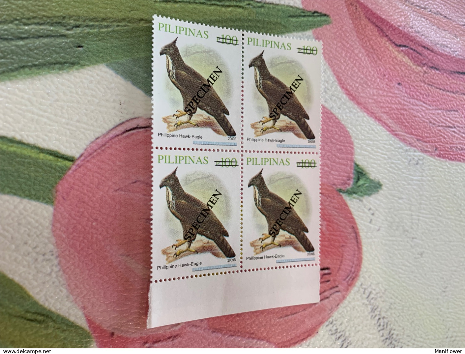 Philippines Stamp MNH Specimen Eagle Bird 2009B Block - Filipinas
