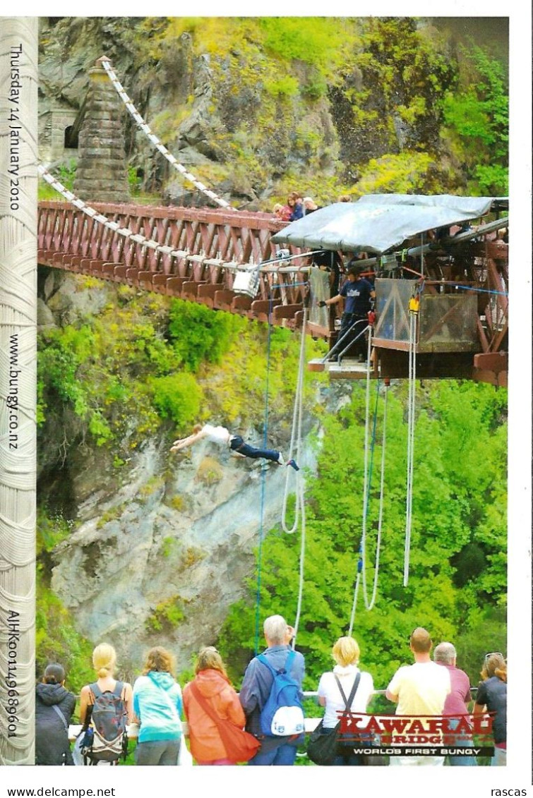 CPM - NOUVELLE ZELANDE - KAWARU BRIDGE - WORLD'S FIRST BUNGY - SAUT A L'ELASTIQUE - Nouvelle-Zélande