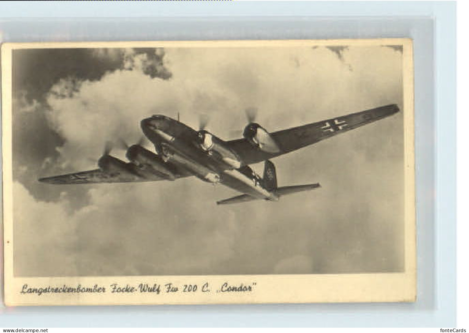 40617367 Flugwesen Flug Langstreckenbomber Focke Wulf Fw 200 C Condor   Airplane - Aeroporto