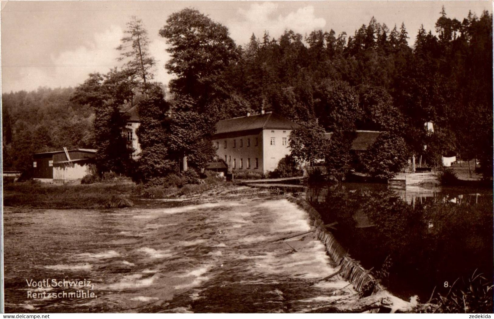 C0460 - Rentzschmühle Vogtländische Schweiz Vogtland - Mühle Wassermühle Wehr - Trinks & Co - Moulins à Eau