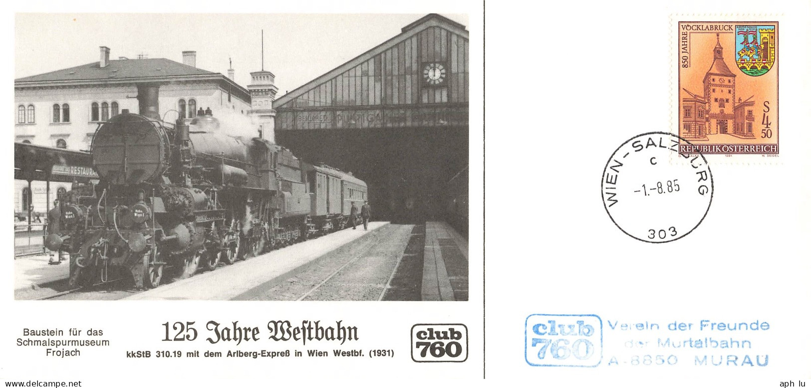 Bahnpost (R.P.O./T.P.O.) Wien-Salzburg (ZA1790) - Covers & Documents