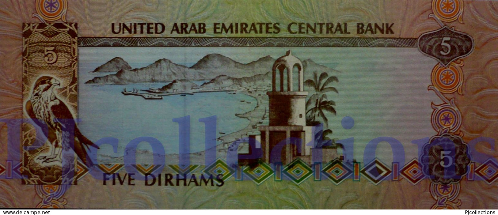 UNITED ARAB EMIRATES 5 DIRHAMS 1982 PICK 7a UNC - Ver. Arab. Emirate