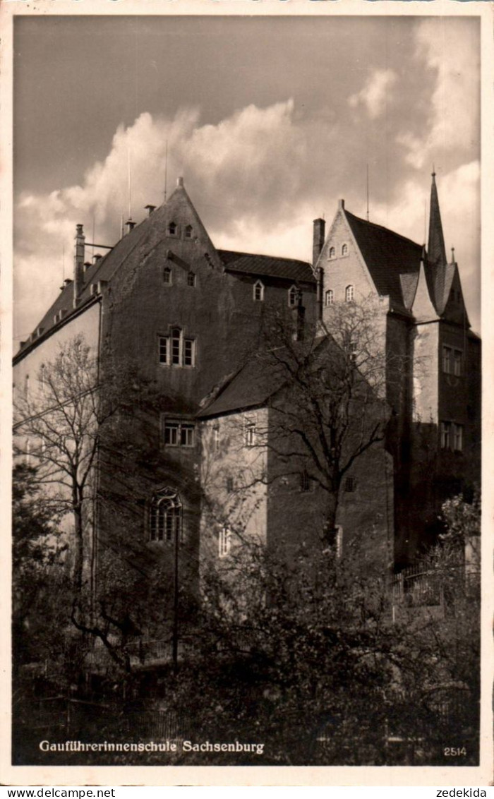 F5019 - Sachsenburg Gau Gauführerinnenschule - Erhard Neubert Chemnitz - Frankenberg