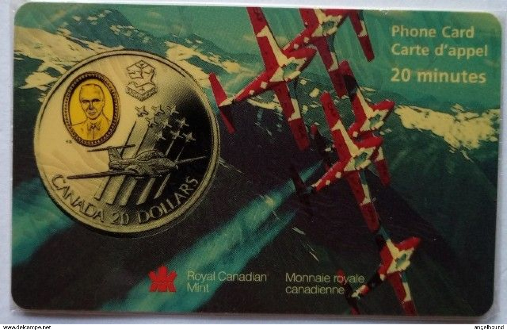 Canada AT&T  20 Minutes Phonecard MINT - Royal Canadian Mint - Kanada