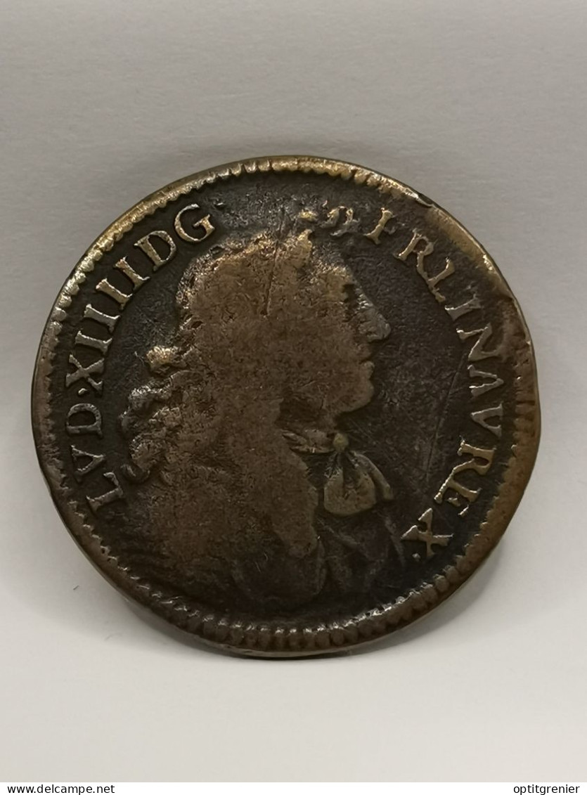 JETON LAITON LOUIS XIV FELICITAS PUBLICA / FRANCE / 24mm 5.2g - Royaux / De Noblesse