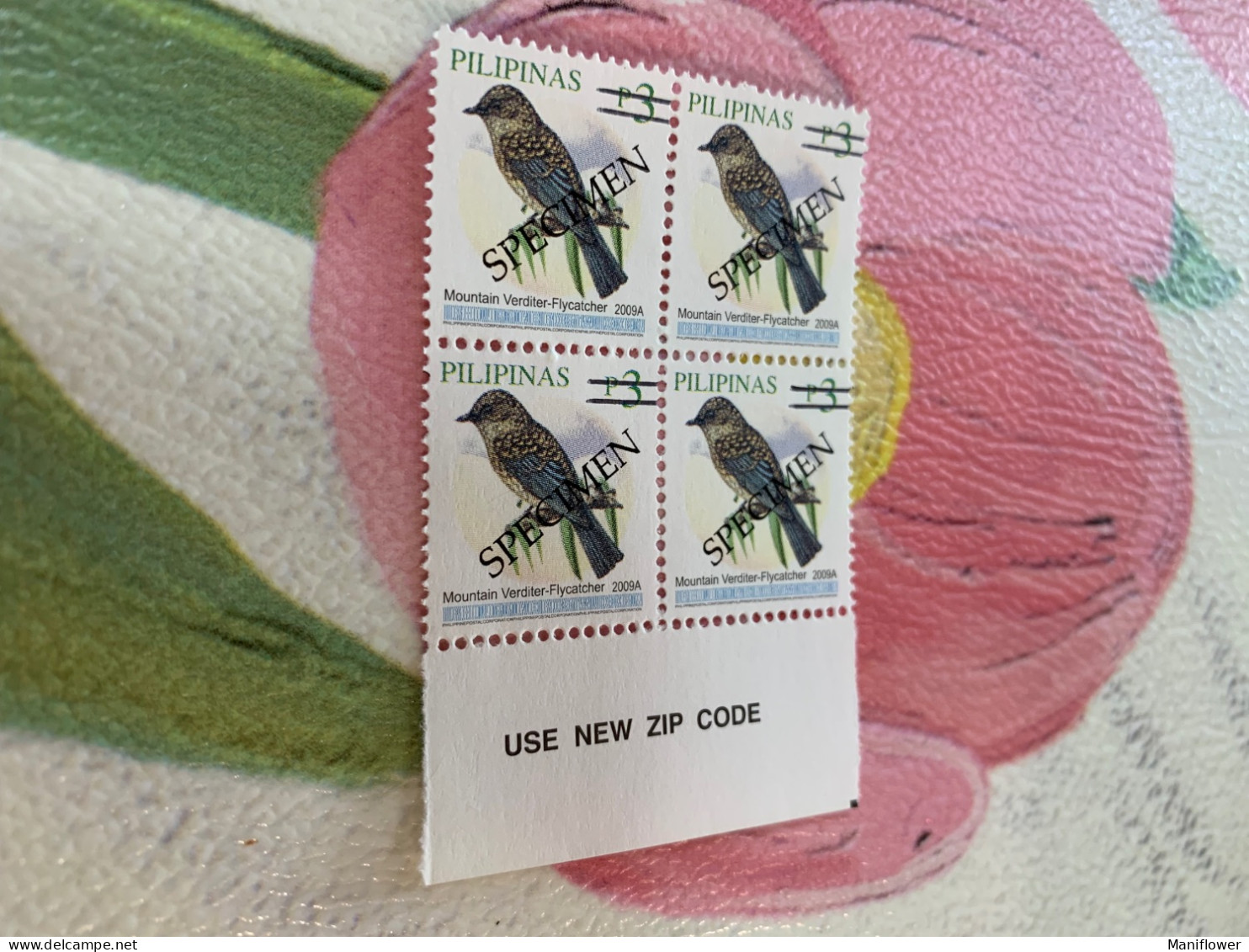 Philippines Stamp Specimen Block Birds 2009A - Filipinas