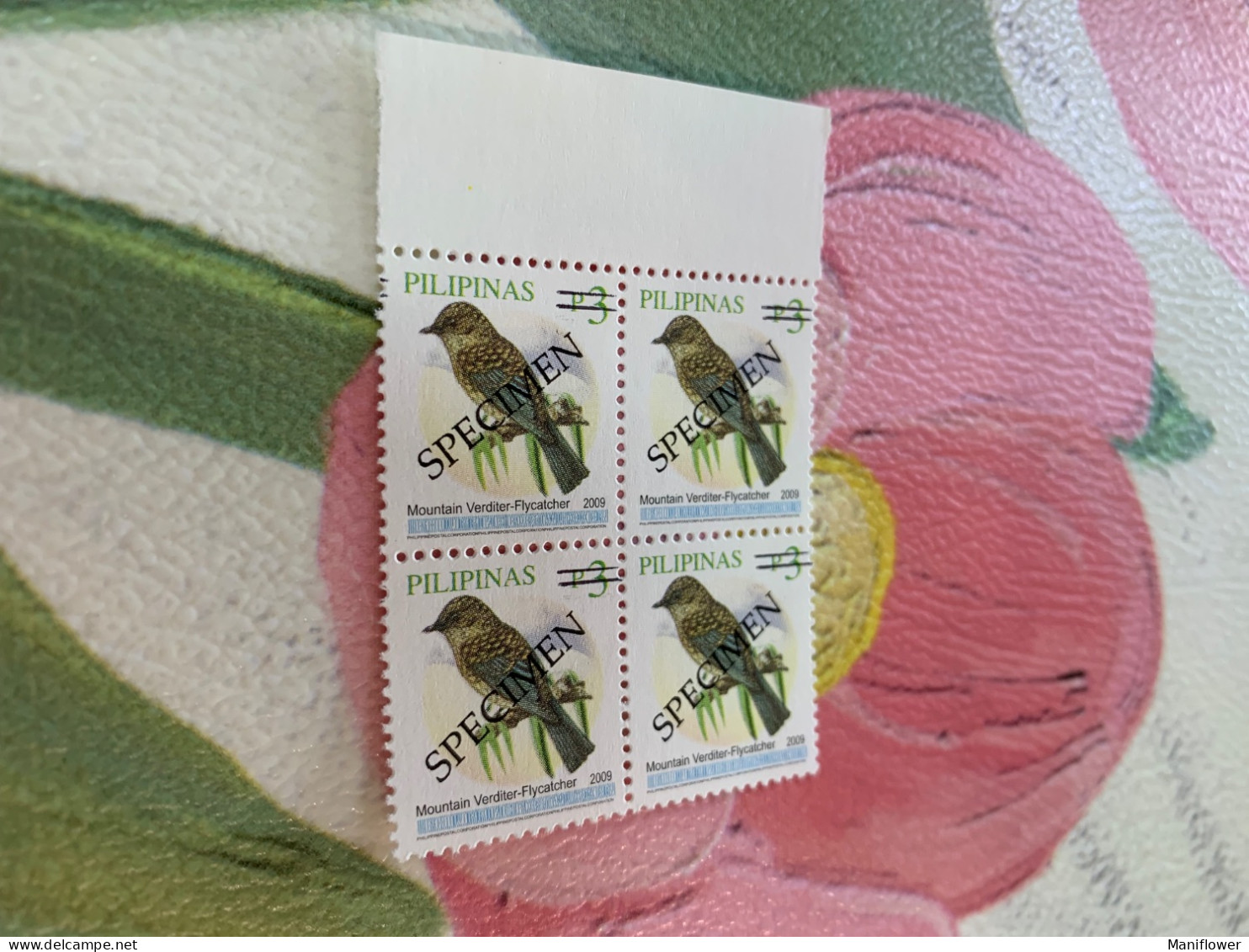 Philippines Stamp Specimen Block Birds 2009 - Filipinas