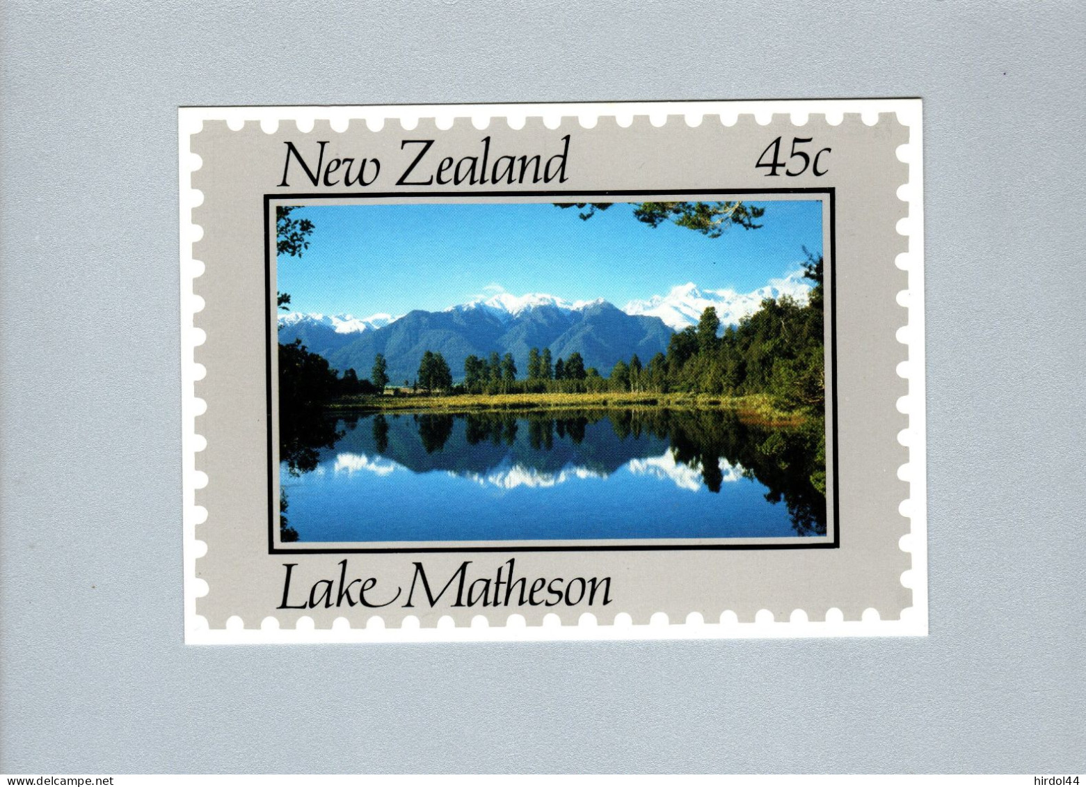 (Nouvelle-Zélande) : Lake Matheson - Nouvelle-Zélande