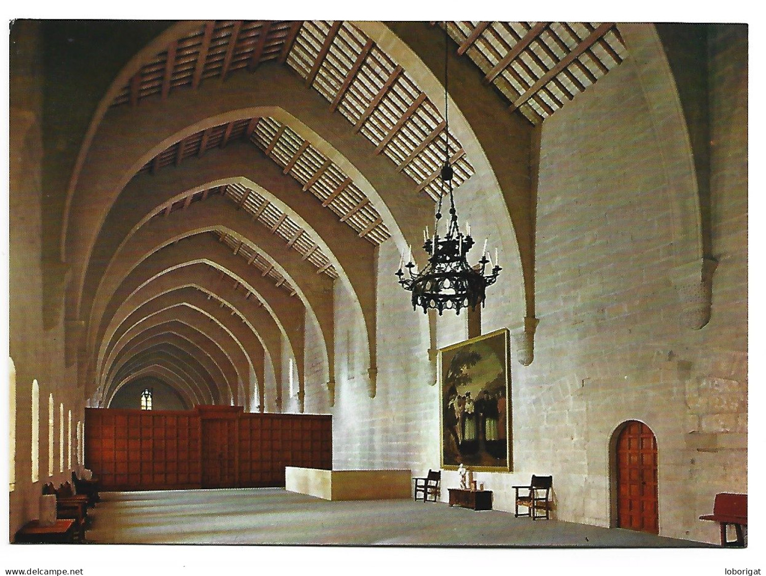 MONASTERIO DE SANTA MARIA DE POBLET.- DORMITORIO / DORTOIR / BED-ROOM.- POBLET.-  CATALUNYA - Luoghi Santi