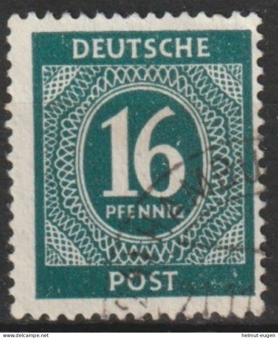 MiNr. 923 Deutschland Alliierte Besetzung Gemeinschaftsausgaben; 1946, Febr./Mai. Freimarken: I. Kontrollrats - Oblitérés