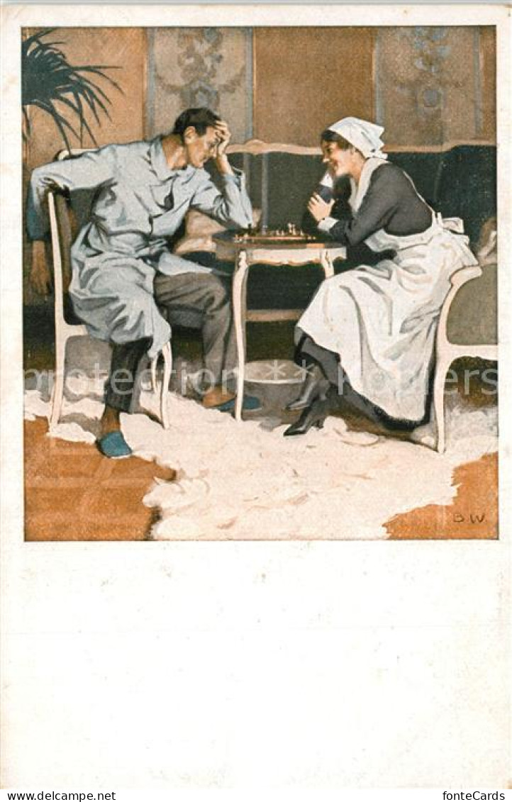 33 33 Wennerberg Brynolf Schach Kriegspostkarte Nr. 22   - Wennerberg, B.