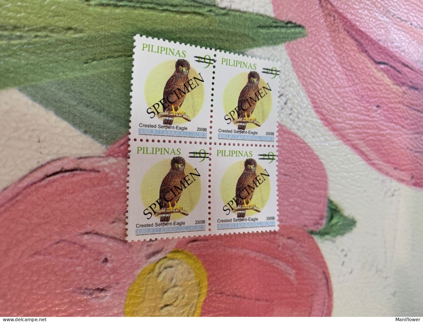 Philippines Stamp Specimen Block Birds 2009B - Filipinas