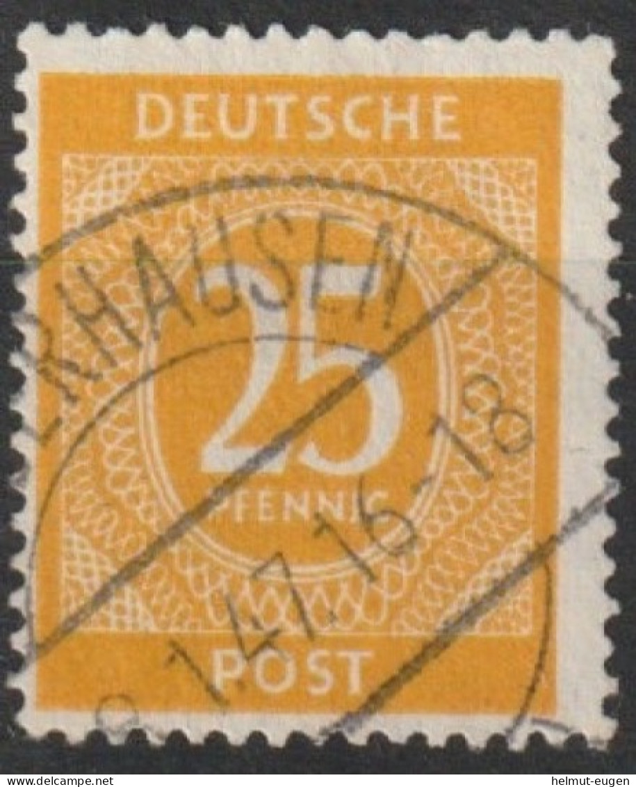 MiNr. 927 Deutschland Alliierte Besetzung Gemeinschaftsausgaben; 1946, Febr./Mai. Freimarken: I. Kontrollrats - Afgestempeld