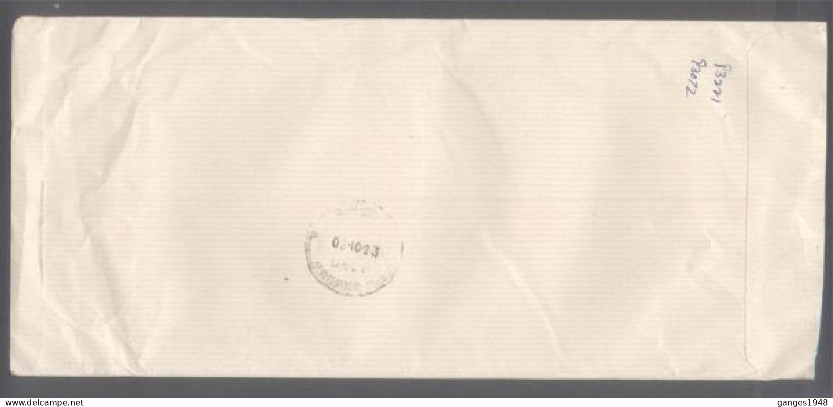 INDIA  2023  Book Post Rate  10 Rs  Meter FRank Domestic Mail Cover  #  36361  D   Indien Inde - Covers & Documents