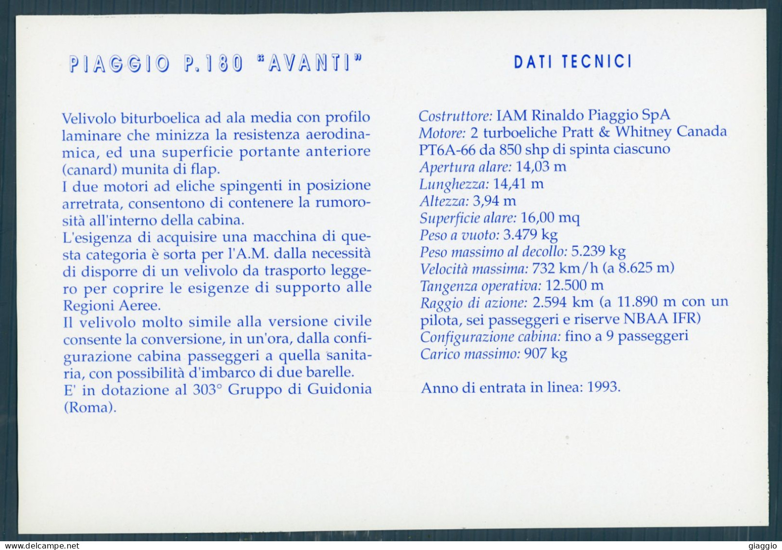 °°° Cofanetto N. 5500 - Aeronautica Militare Fuori Formato °°° - Aviazione