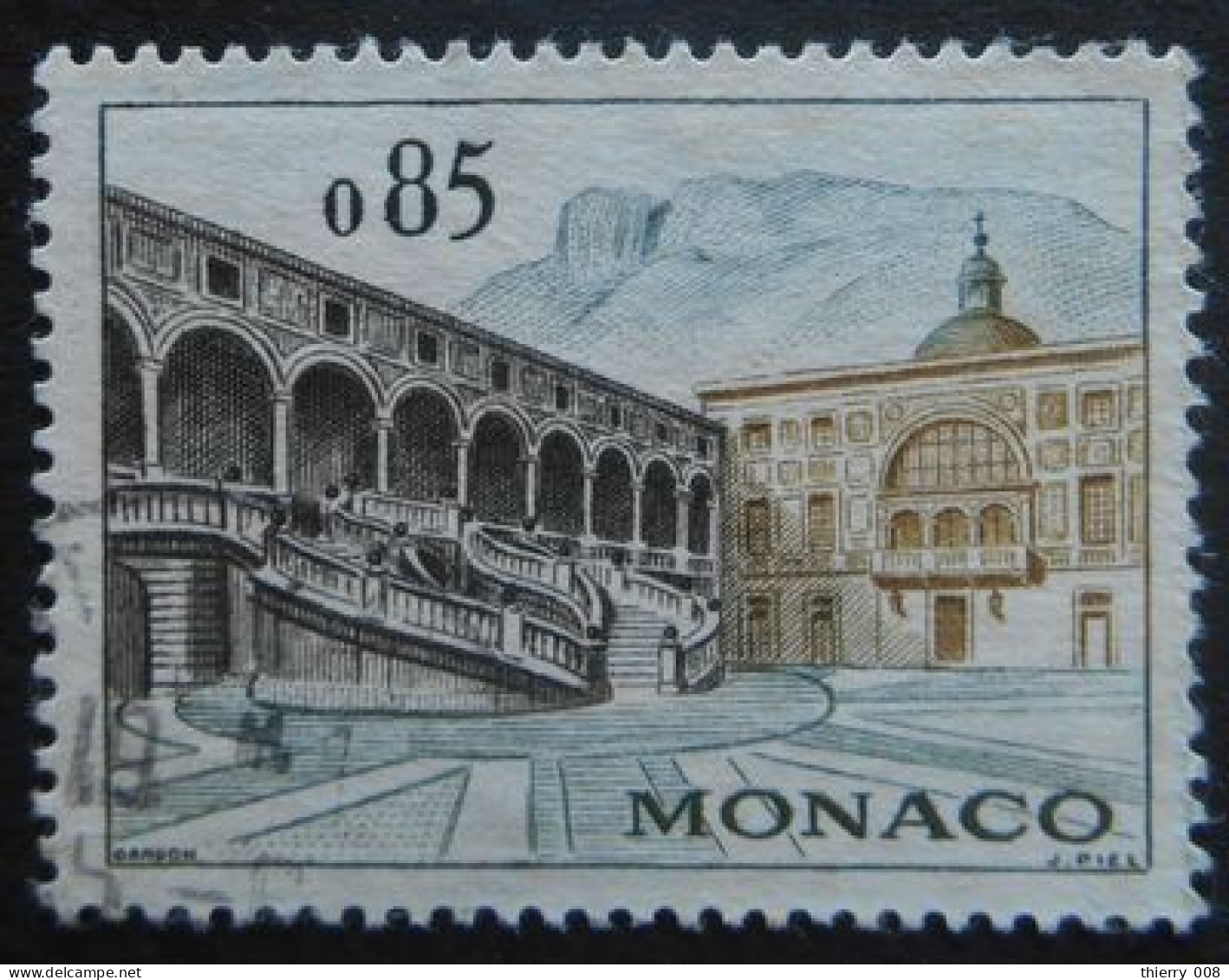 549  Monaco Oblitéré  Cour D'honneur Du Palais Princier - Usati