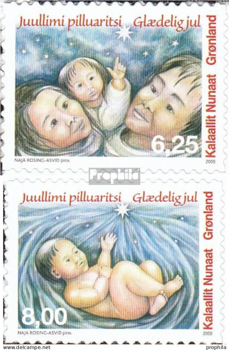 Dänemark - Grönland 549-550 (kompl.Ausg.) Postfrisch 2009 Weihnachten - Unused Stamps