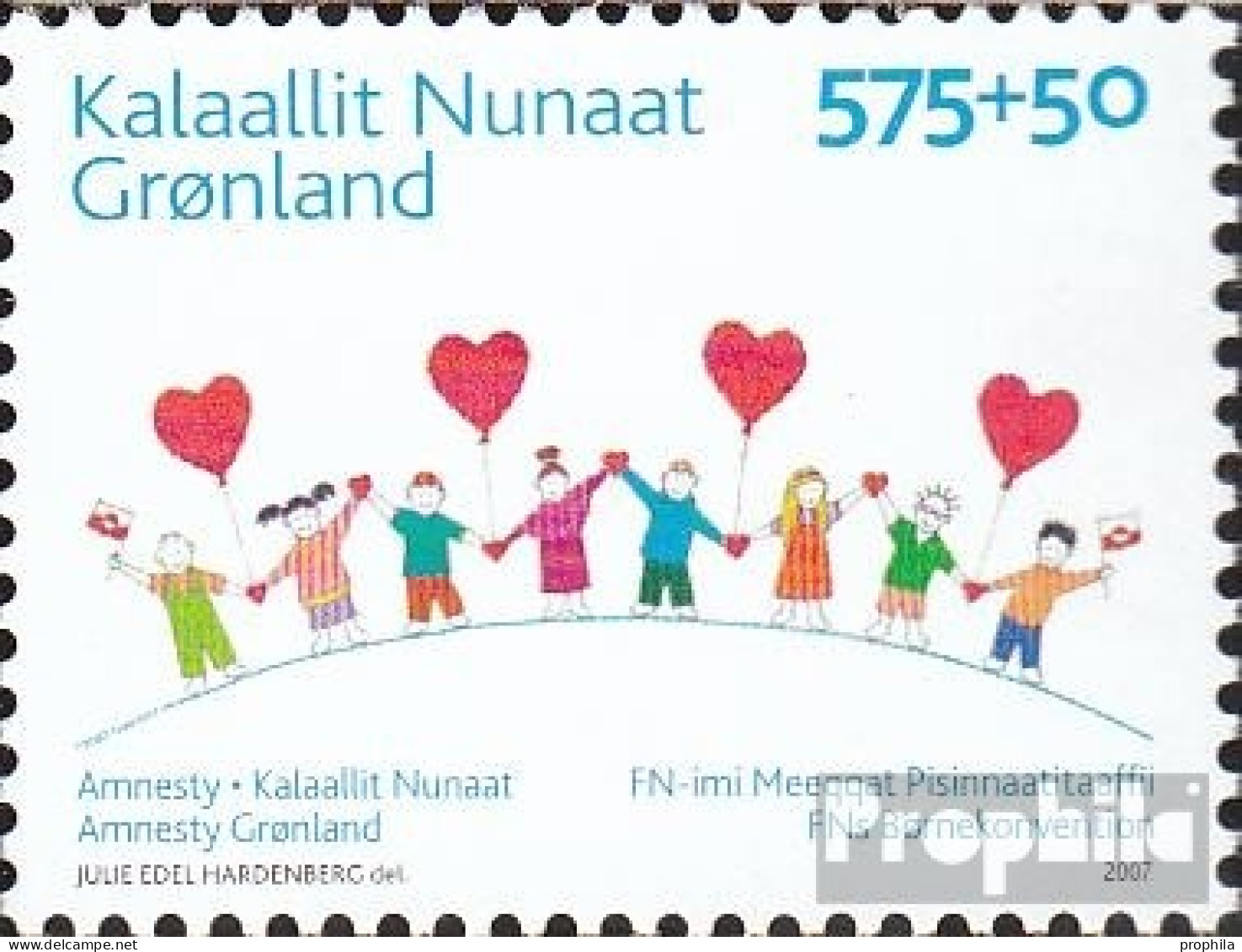 Dänemark - Grönland 479 (kompl.Ausg.) Postfrisch 2007 Amnesty Grönland - Unused Stamps