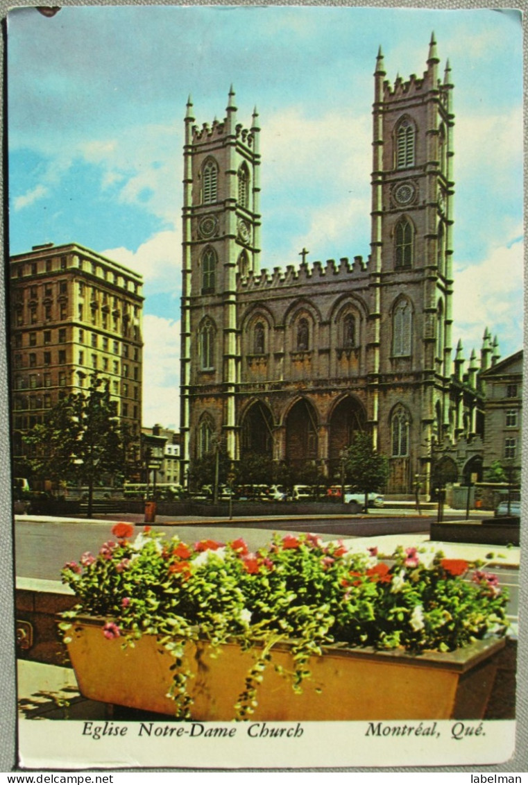 CANADA MONTREAL QUEBEC NOTRE DAME CHURCH KARTE CARD POSTKARTE ANSICHTSKARTE CARTOLINA POSTCARD CARTE POSTALE - Huntsville