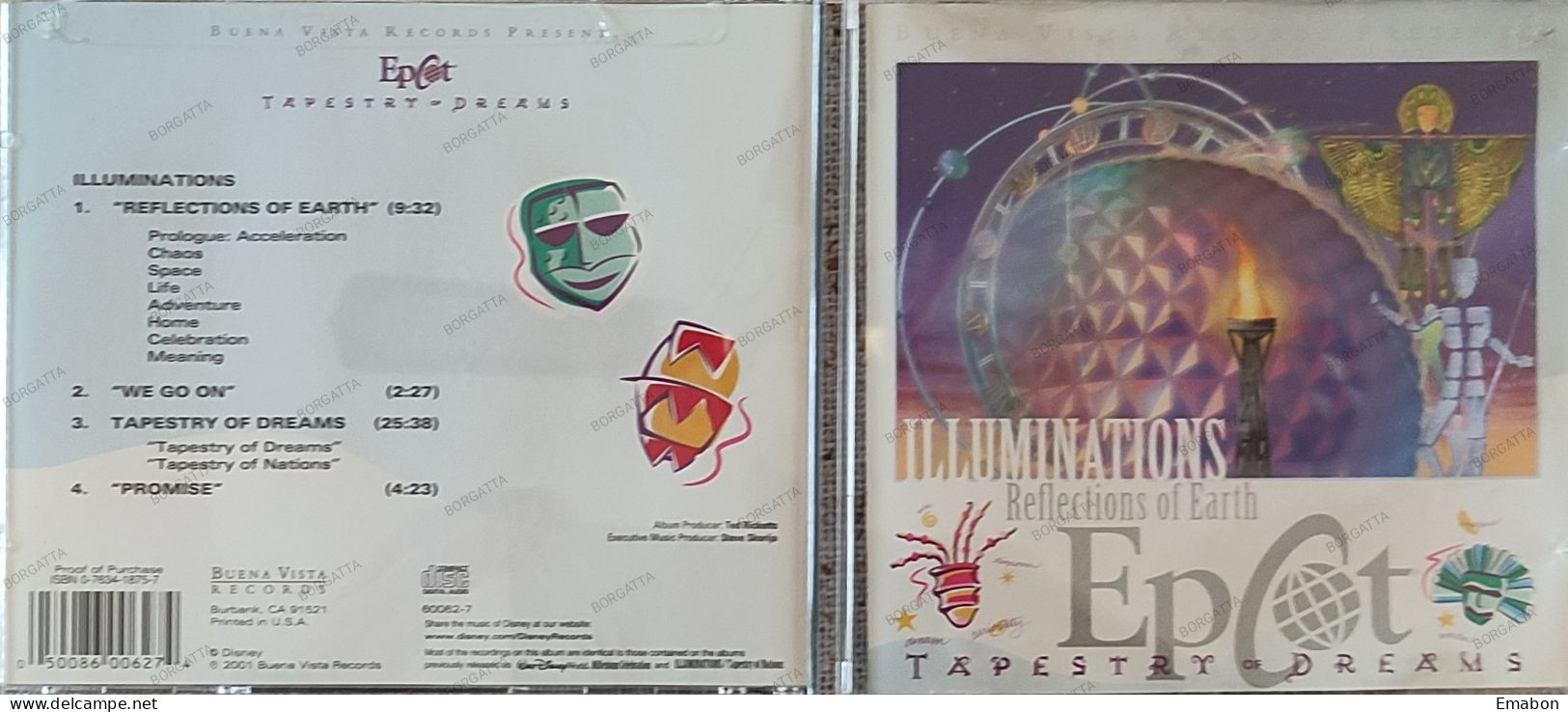 BORGATTA -  - Cd  - EPCOT ILLUMINATION TAPESTRY DREAMS   - BUENA VISTA RECORDS 2001 - USATO In Buono Stato - Soundtracks, Film Music