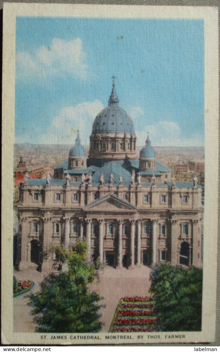 CANADA MONTREAL QUEBEC SAINT JAMES CATHEDRAL CHURCH KARTE CARD POSTKARTE ANSICHTSKARTE CARTOLINA POSTCARD CARTE POSTALE - Huntsville