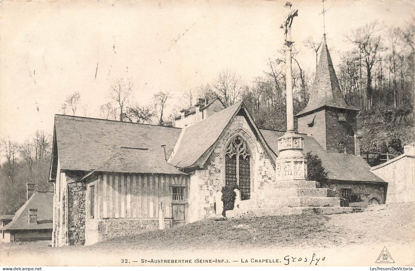 FRANCE - Saint Austreberthe - Vue Générale De La Chapelle - Carte Postale Ancienne - Autres & Non Classés