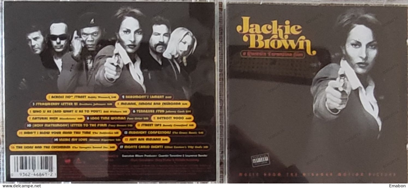 BORGATTA - FILM MUSIC - Cd  - JACKIE BROWN   - MAVERICK 1997 - USATO In Buono Stato - Filmmuziek