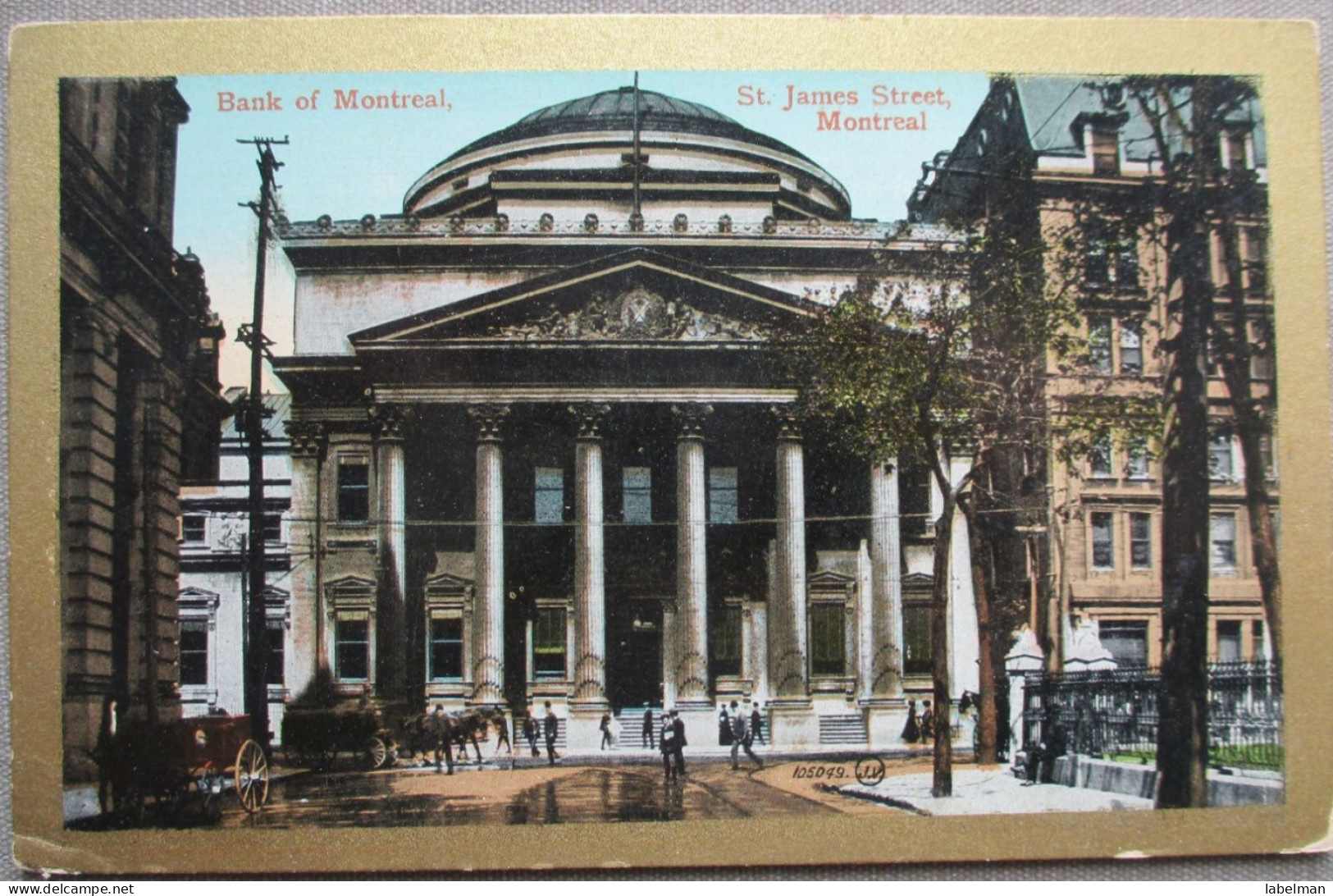 CANADA MONTREAL QUEBEC SAINT JAMES STREET NATIONAL BANK CARD POSTKARTE ANSICHTSKARTE CARTOLINA POSTCARD CARTE POSTALE - Huntsville