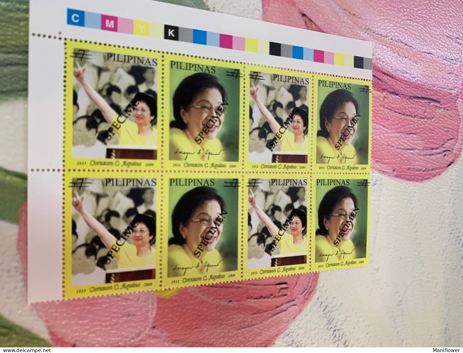 Philippines Stamp Specimen 2009 Block Aquino President - Filipinas