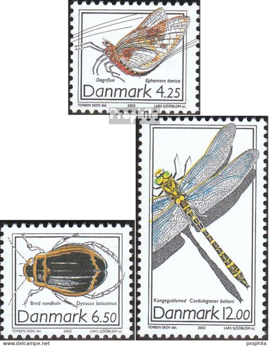 Dänemark 1338-1340 (kompl.Ausg.) Postfrisch 2003 Insekten - Nuevos