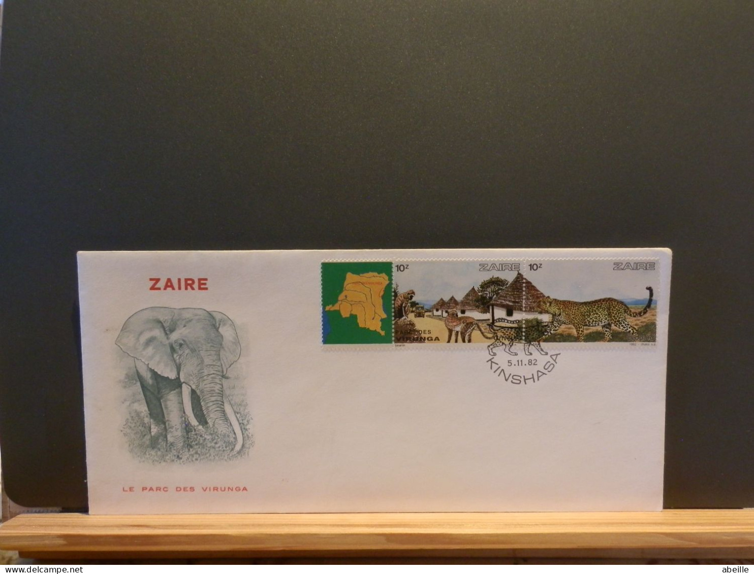 104/363  3   FDC  ZAIRE  1982 - Storia Postale