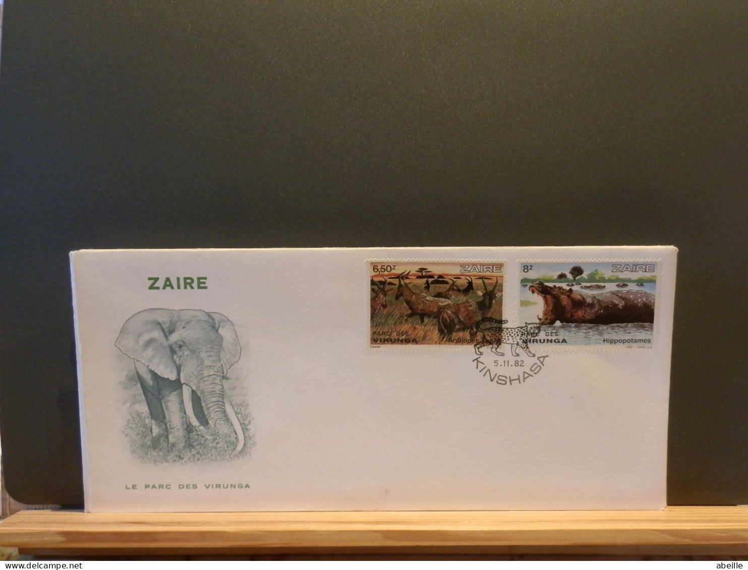 104/363  3   FDC  ZAIRE  1982 - Covers & Documents