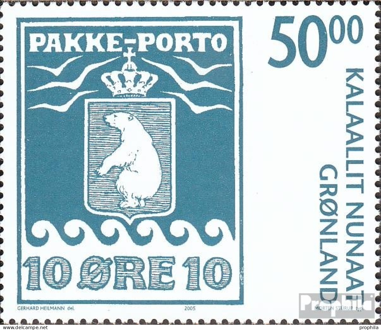 Dänemark - Grönland 449I A (kompl.Ausg.) Postfrisch 2005 Grönländische Briefmarken - Unused Stamps