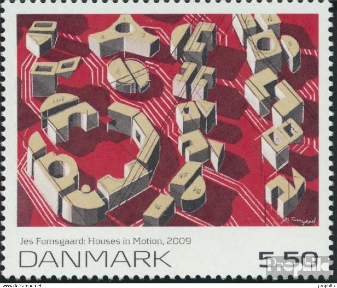 Dänemark 1538 (kompl.Ausg.) Postfrisch 2009 Kunst - Neufs